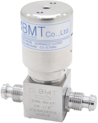MPDV1 Diaphragm Valves<br><font size =2>다이아프램 밸브 (MPDV1)</font><br><font size =2>MEDIUM PRESSURE • PNEUMATIC • STANDARD</font> 